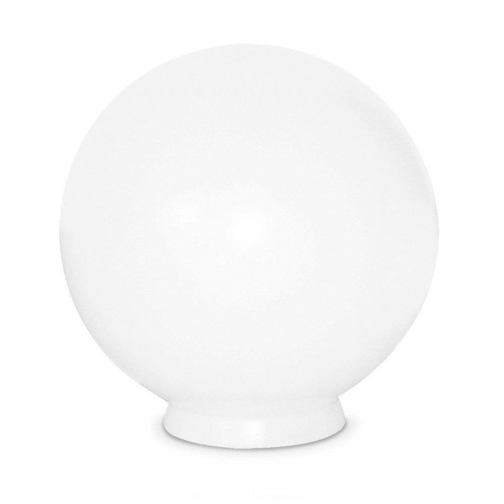 Globo PVC Blumenau Boca 15 300mm Bola Branco Leitoso