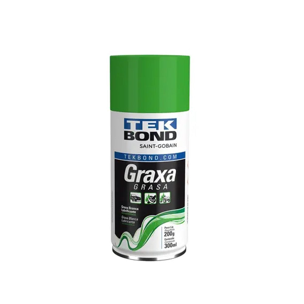 Graxa Branca Spray 300ml 200g Tekbond