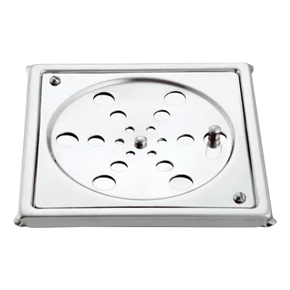 Grelha Quadrada 150mm Com Caixilho Cromada Overtime