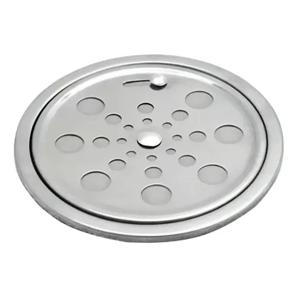 Grelha Redonda 15cm Com Caixilho Forusi Inox
