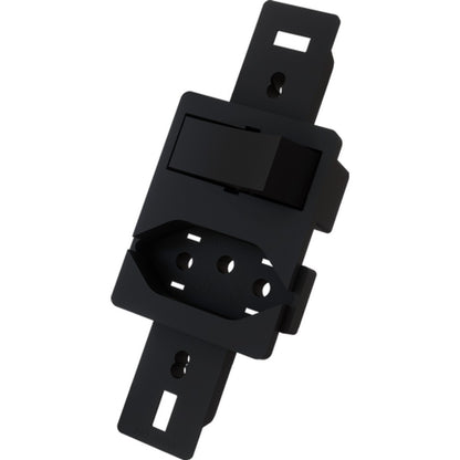 Interruptor 1 Paralelo com Tomada 10A para Condulete Preto 10822 Blux