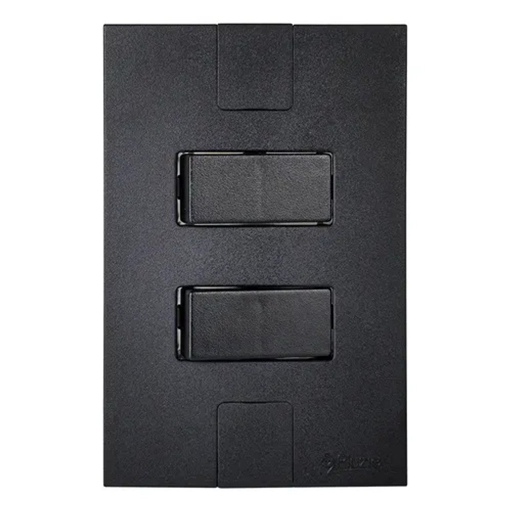 Interruptor 1 Simples e 1 Paralelo para Condulete Preto 15943 Blux