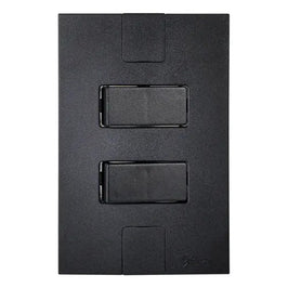 Interruptor 1 Simples e 1 Paralelo para Condulete Preto 15943 Blux