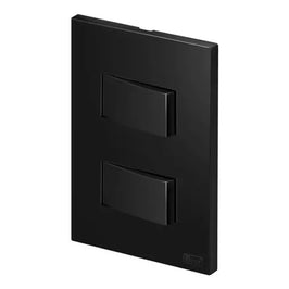 Interruptor 2 Simples Para Condulete Preto Blux 15941