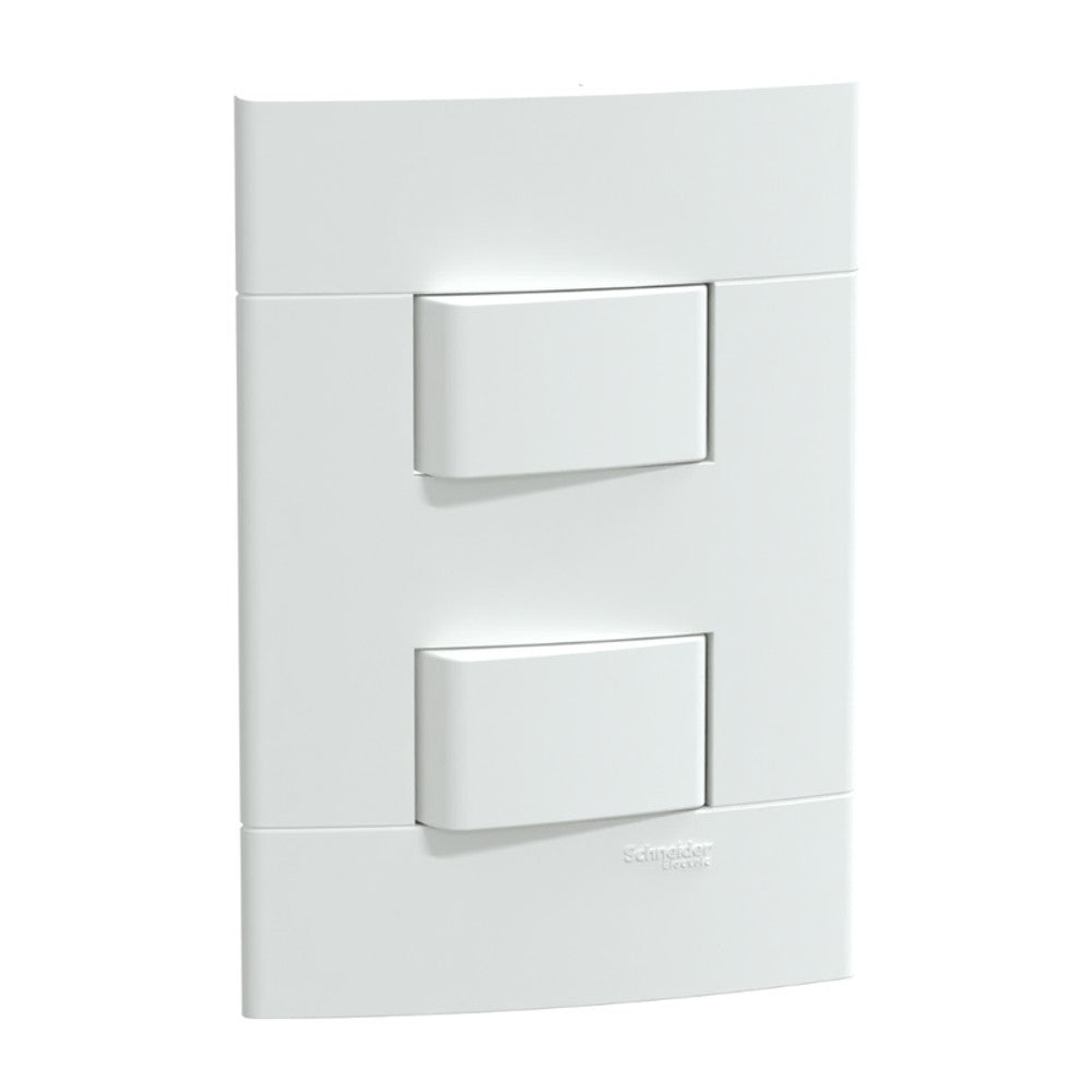Interruptor 2 Teclas 10A Com Placa Branco Lunare Up Schneider