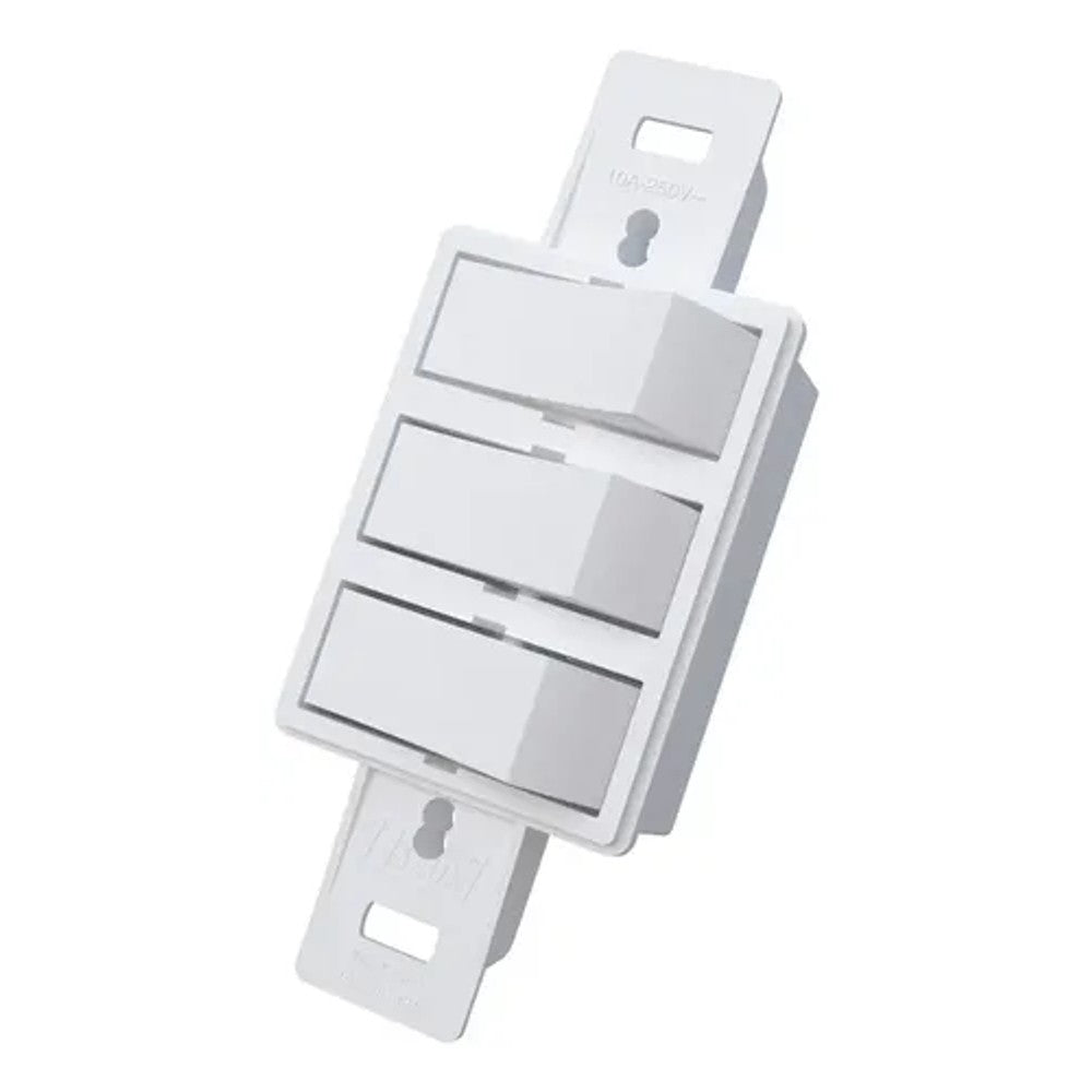 Interruptor 3 Simples 10A Para Condul 9114 Blux