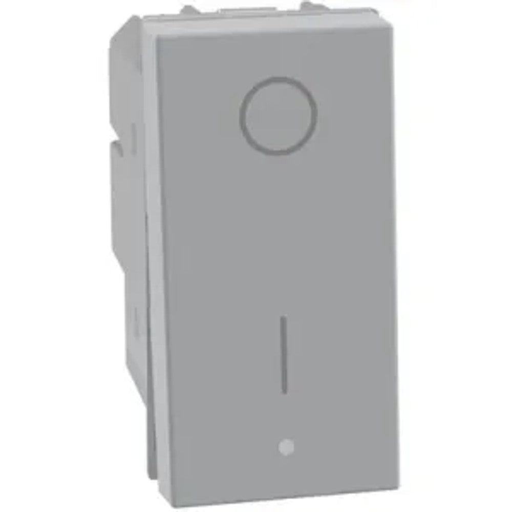 Interruptor Módulo Bipolar 16A Cinza JG4002 Matix Go Legrand