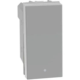 Interruptor Módulo Simples 10A Cinza JG4001 Matix Go Legrand