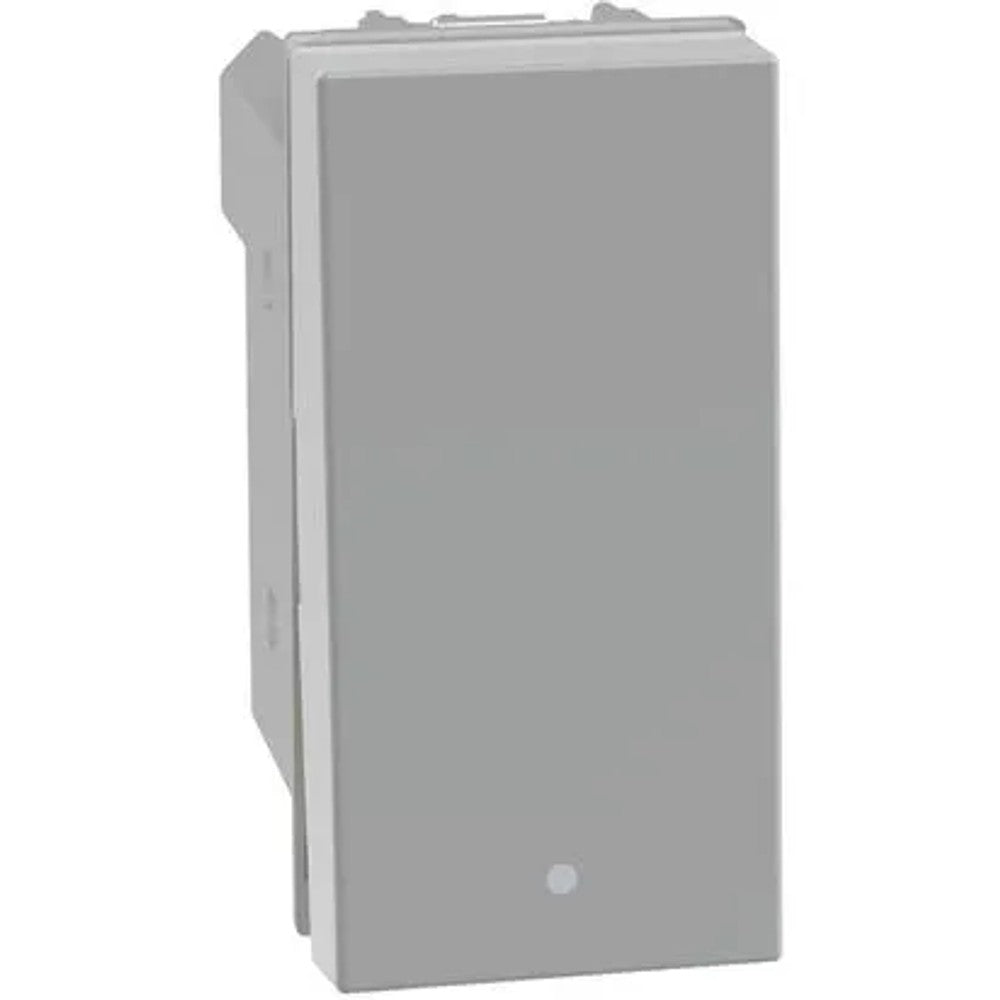 Interruptor Módulo Simples 10A Cinza JG4001 Matix Go Legrand