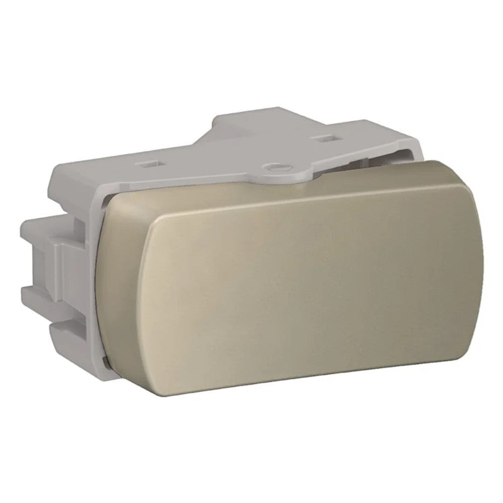 Interruptor Módulo Simples 10A Dourado 72013 Miluz Schneider