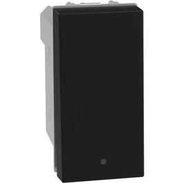 Interruptor Módulo Simples 10A Preto JB4001 Matix Go Legrand