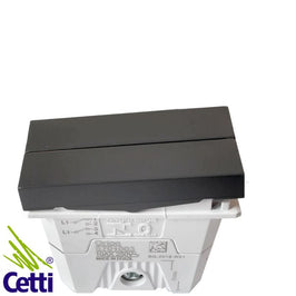 Interruptor Modular Duplo Paralelo 10A Grafite S70100394 Orion