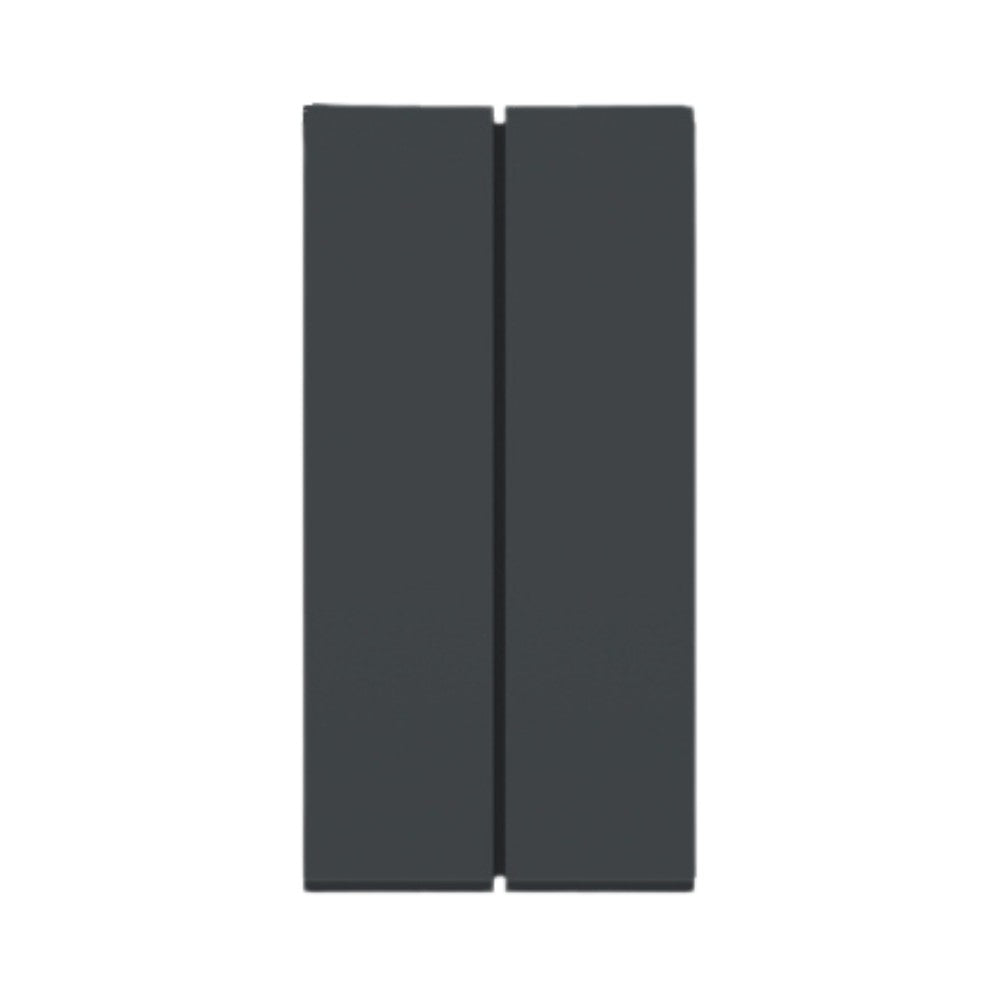 Interruptor Modular Duplo Simples 10A Grafite S70100194 Orion