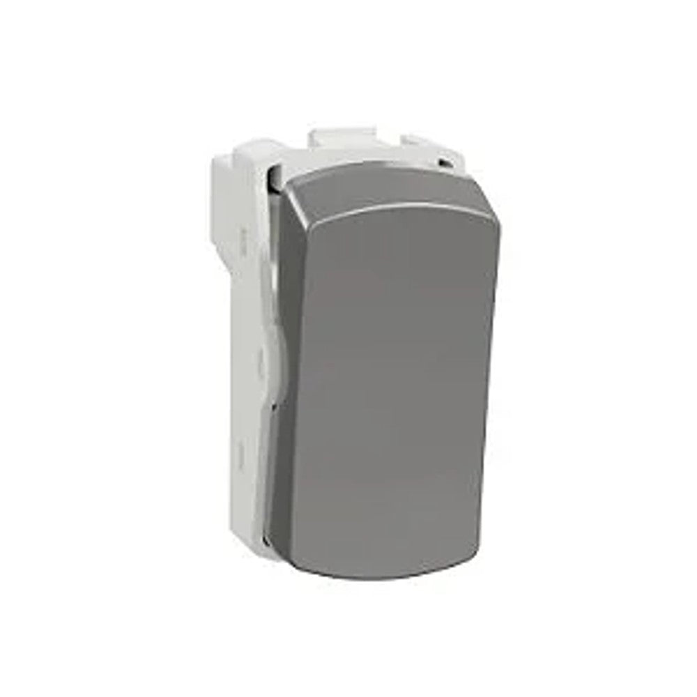Interruptor Modular Paralelo 10A Cinza Miluz Schneider 72031