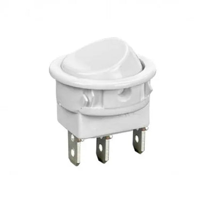 Interruptor Paralelo 12A Redondo de Embutir para Móveis Branco WEG
