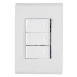 Interruptor Simples 10A Branco com Placa Liz Tramontina