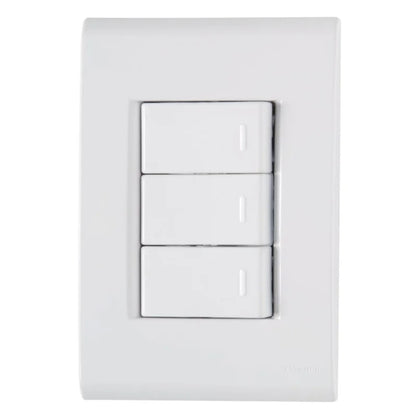 Interruptor Simples 10A Branco com Placa Liz Tramontina