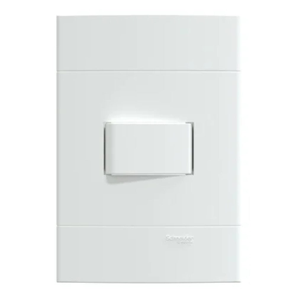 Interruptor Simples 10A Branco com Placa Lunare Up Schneider