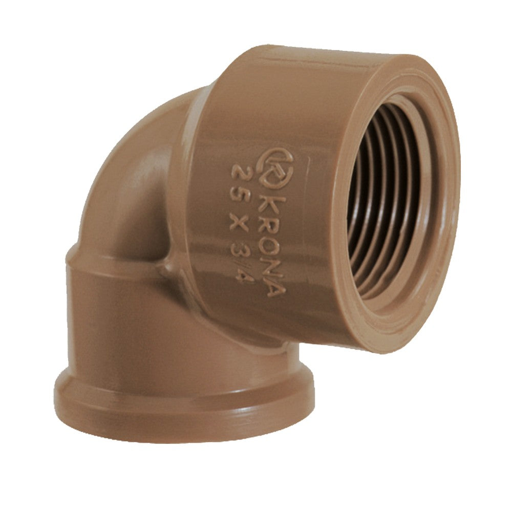 Joelho LR Soldável e Rosca 90 Graus 20mm x 1/2 Polegada Krona