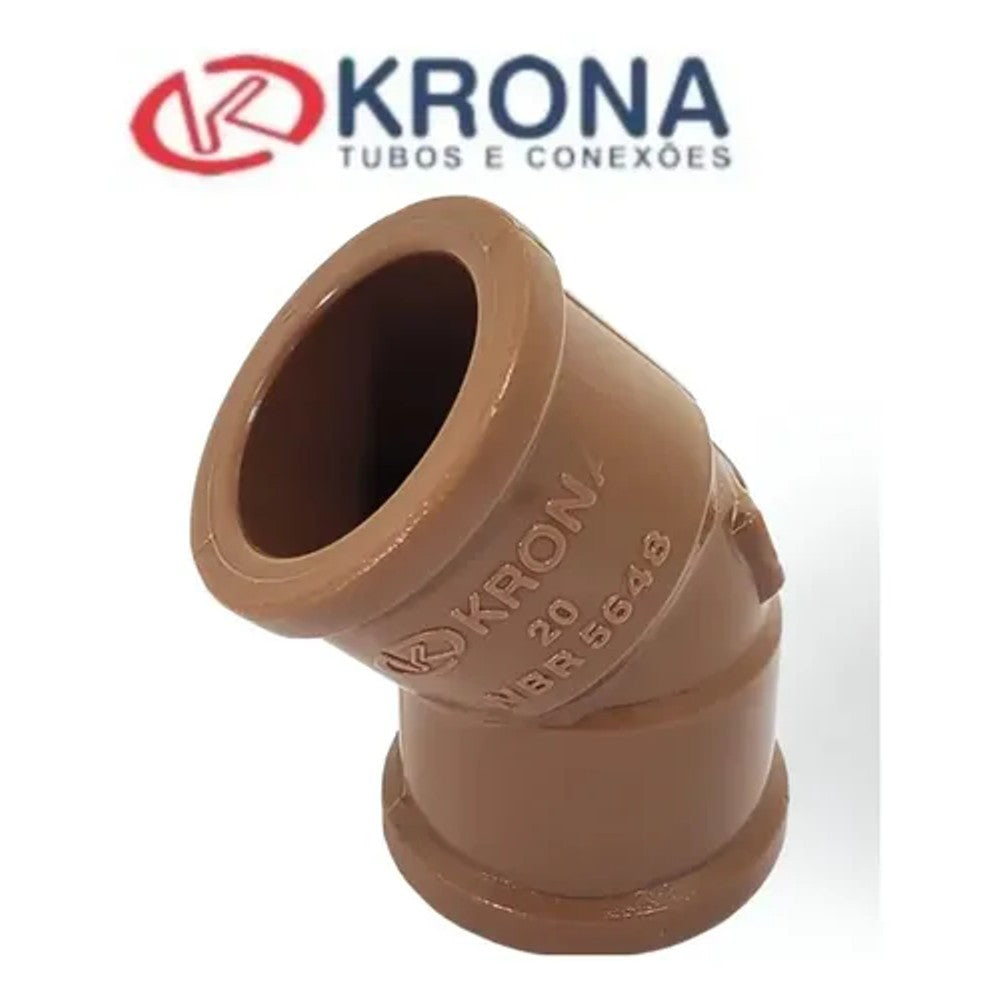 Joelho Soldável 45º 20mm Krona