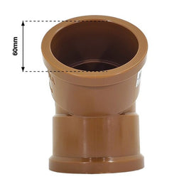 Joelho Soldável 45º 60mm Krona