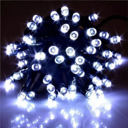 Jogo de Pisca Fixo 100 Lâmpadas Branco 127V 1020