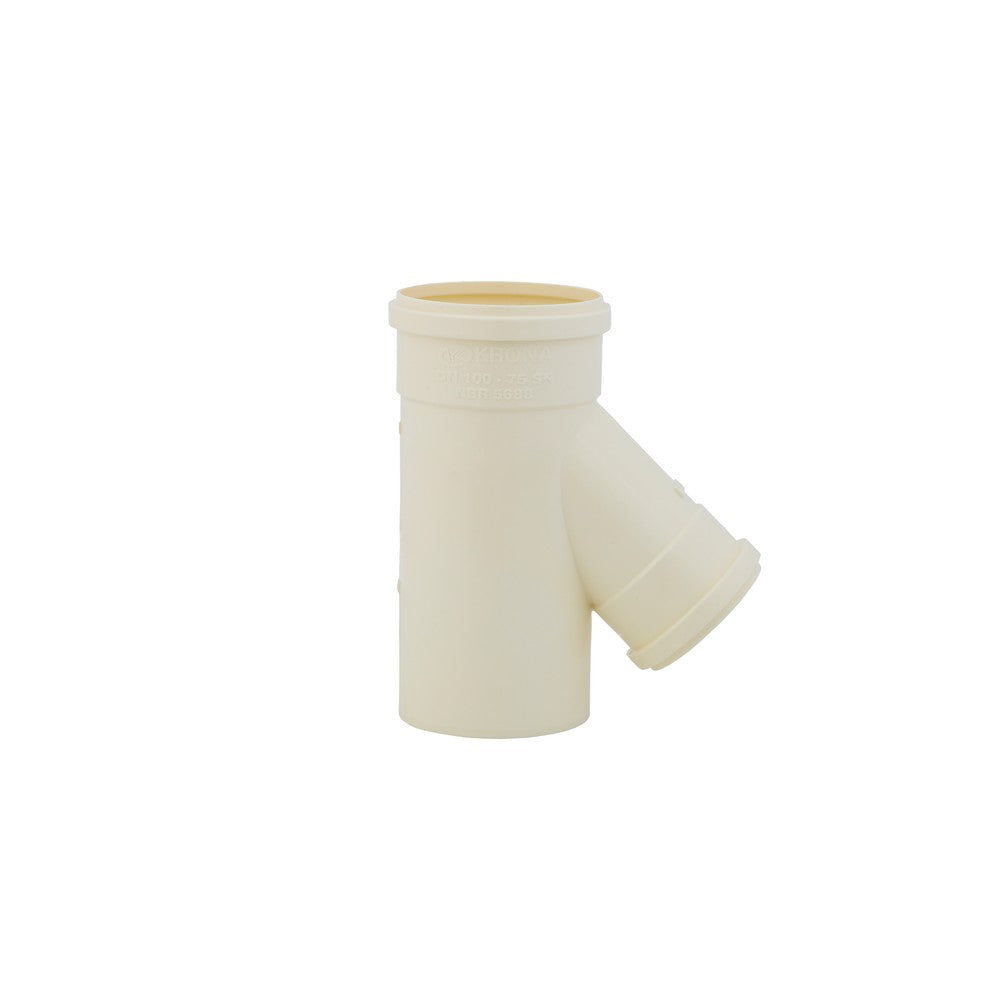 Junção Invertida Redução Esgoto SN 100x75mm Krona