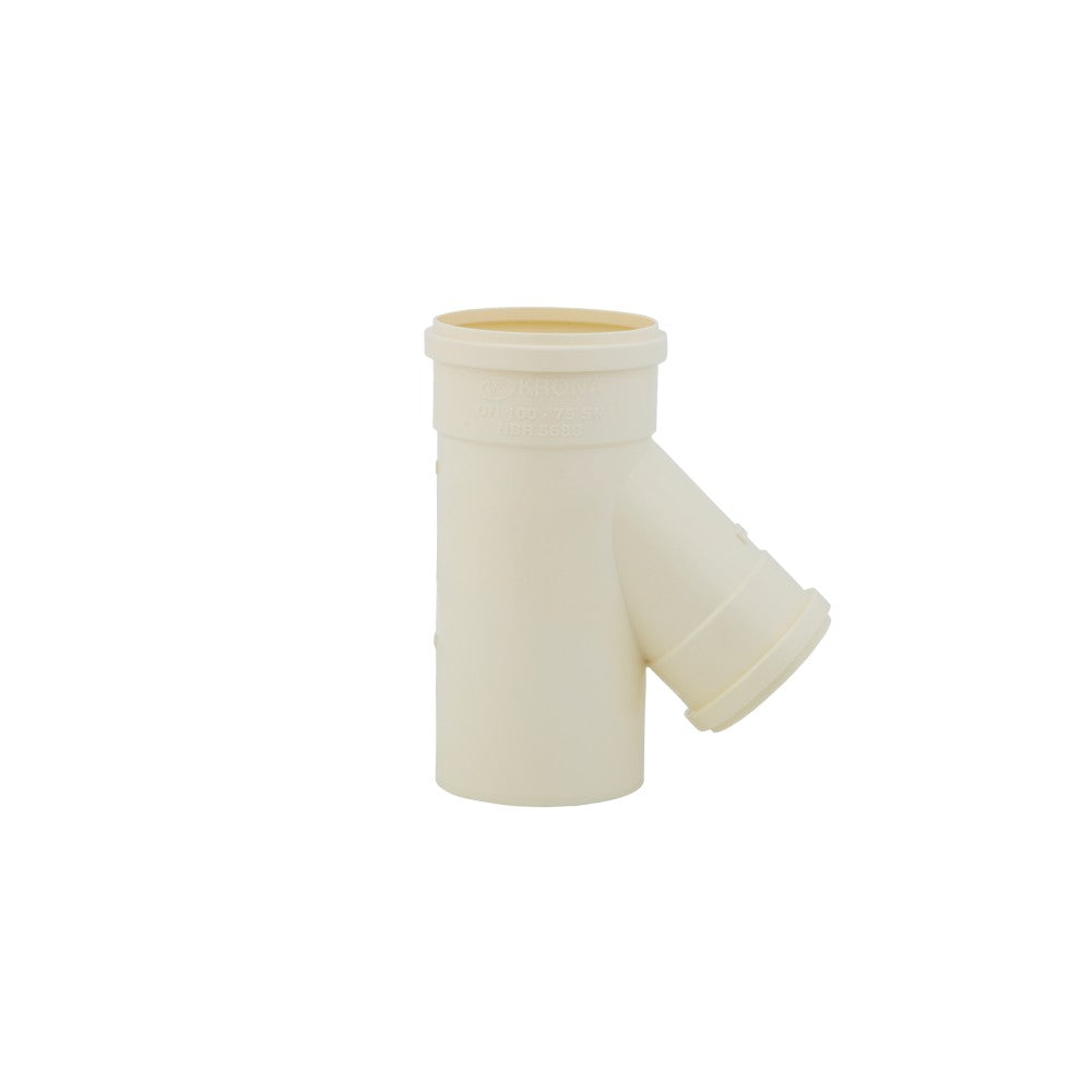 Junção Invertida Reduzida Esgoto 100x50mm Krona