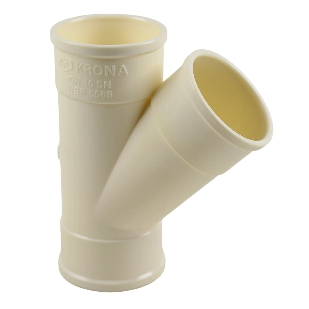 Junção Simples Esgoto Krona 40mm