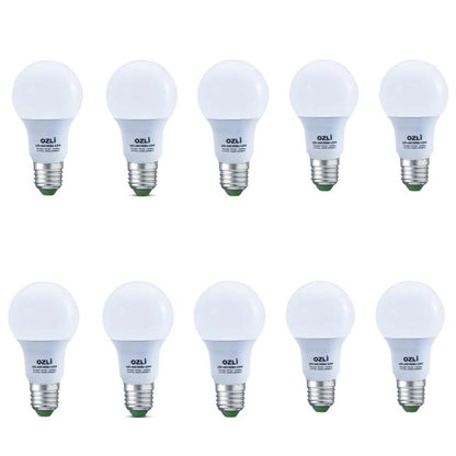 Kit 10 Lâmpadas LED Bulbo 6,5W 6500K OZLI