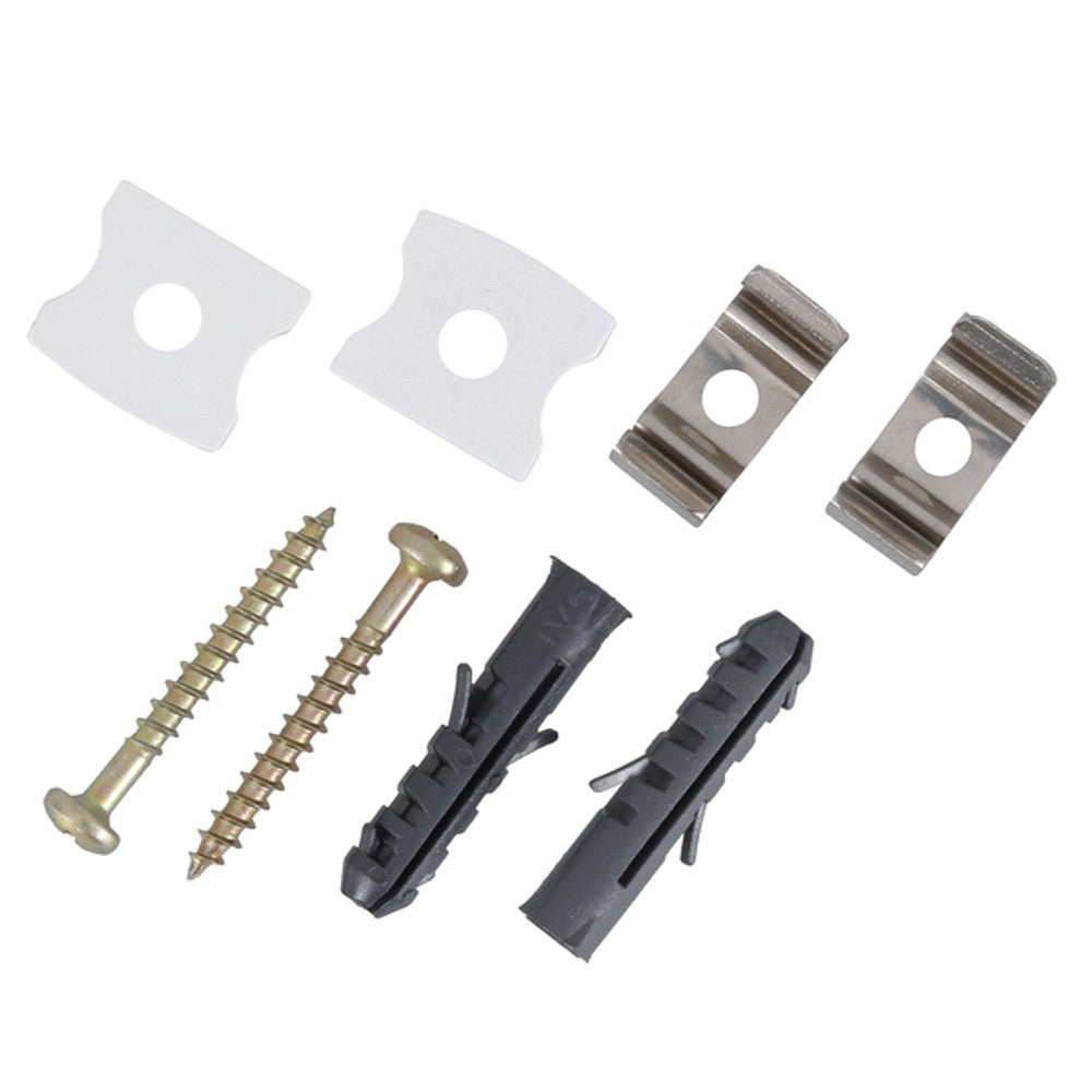 Kit Fixação para Perfil Sobrepor Indireto Preto Luminatti LM2964
