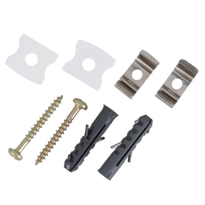 Kit Fixação para Perfil Sobrepor Indireto Preto Luminatti LM2964