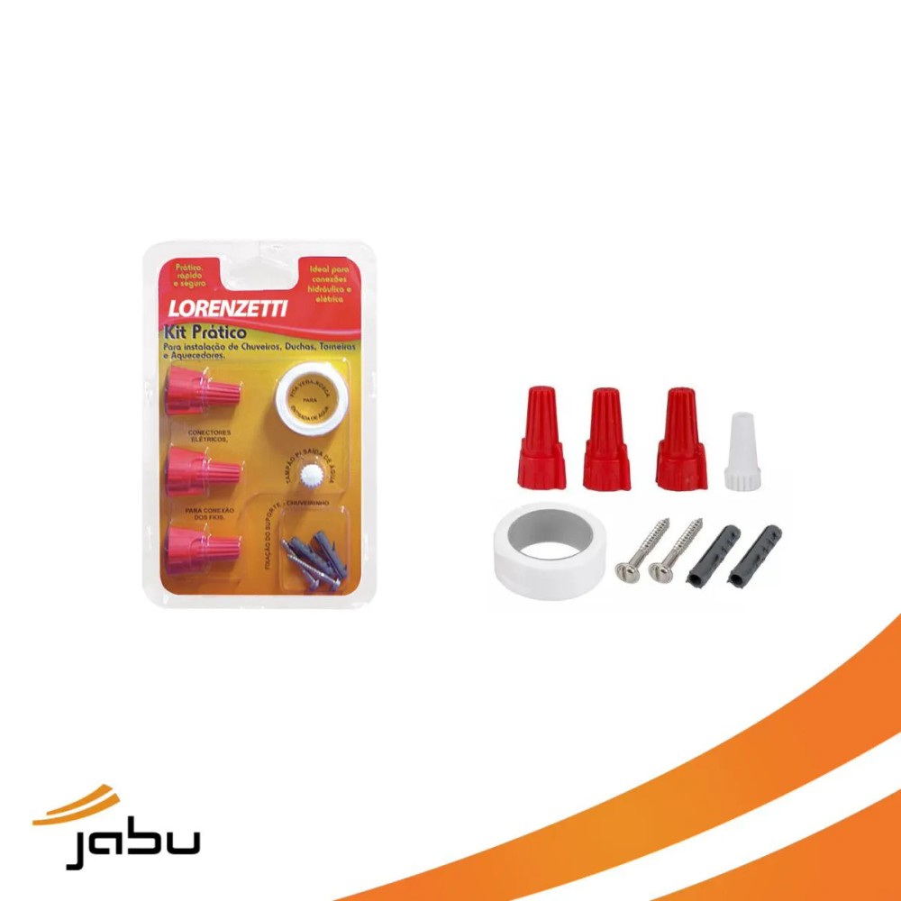 Kit para Chuveiro Prático Instalação Lorenzetti
