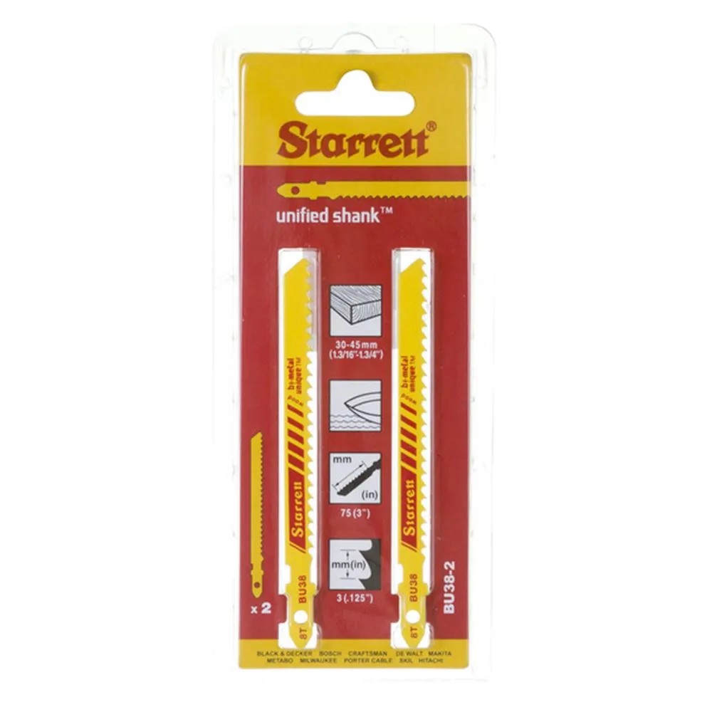 Lâmina de Serra Tico-Tico Bi-Metal BU38 com 2 Peças