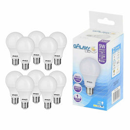 Lâmpada LED Bulb 9W 6500K Kit 10 Unidades Galaxy