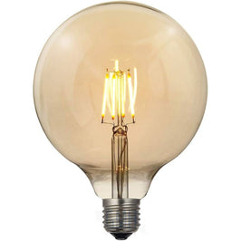 Lâmpada LED Filamento Squirrel Cage G125 4W Âmbar GMH