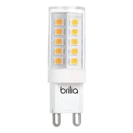 Lâmpada LED G9 Dimerizável 3W Âmbar 127V Brilia