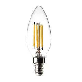 Lâmpada LED Vela Filamento 4W 2400K Dimerizável Inc. E14 PIX