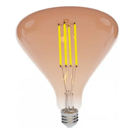 LAMPADA LED LAB FILAMENTO 8W CORPO AMBAR LM LUMINATTI