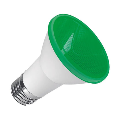 LAMPADA LED PAR20 6W VERDE IP65 LUMINATTI BIVOLT 127-220V