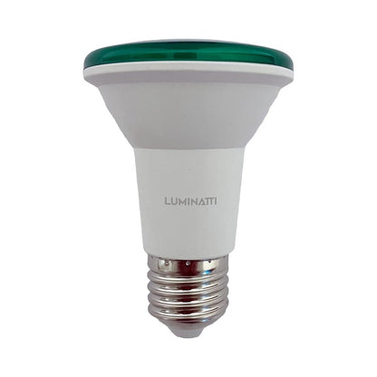 LAMPADA LED PAR20 6W VERDE IP65 LUMINATTI BIVOLT 127-220V