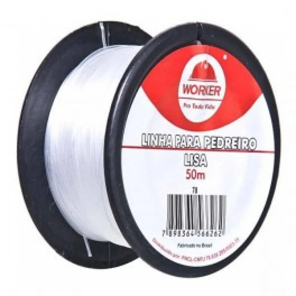 Linha de Pedreiro Lisa com 50m Worker