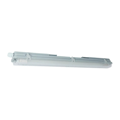 Luminária Hermética LED 2 Lâmpadas T8 60cm