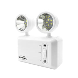 Luminária de Emergência 600LM 2 Faróis Bivolt
