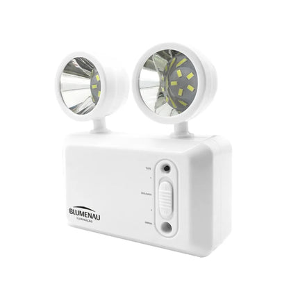 Luminária de Emergência 600LM 2 Faróis Bivolt