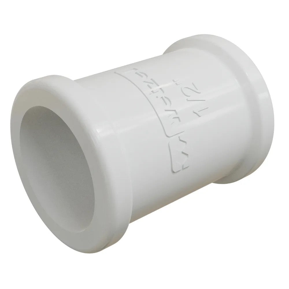 Luva PVC Branco Sem Rosca 1/2 Polegada Wetzel