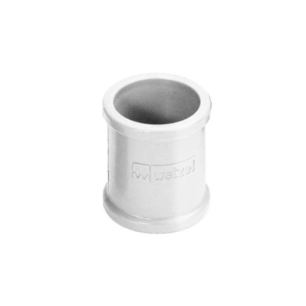 Luva PVC Branco Sem Rosca 1 Polegada Pratica Wetzel