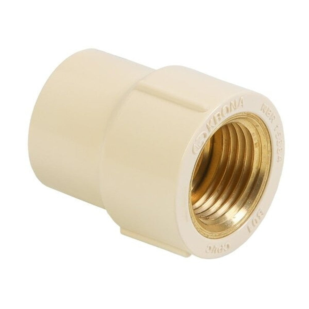 Luva de Transição com Rosca Fêmea Ultraterm Krona 22mm x 1/2 pol