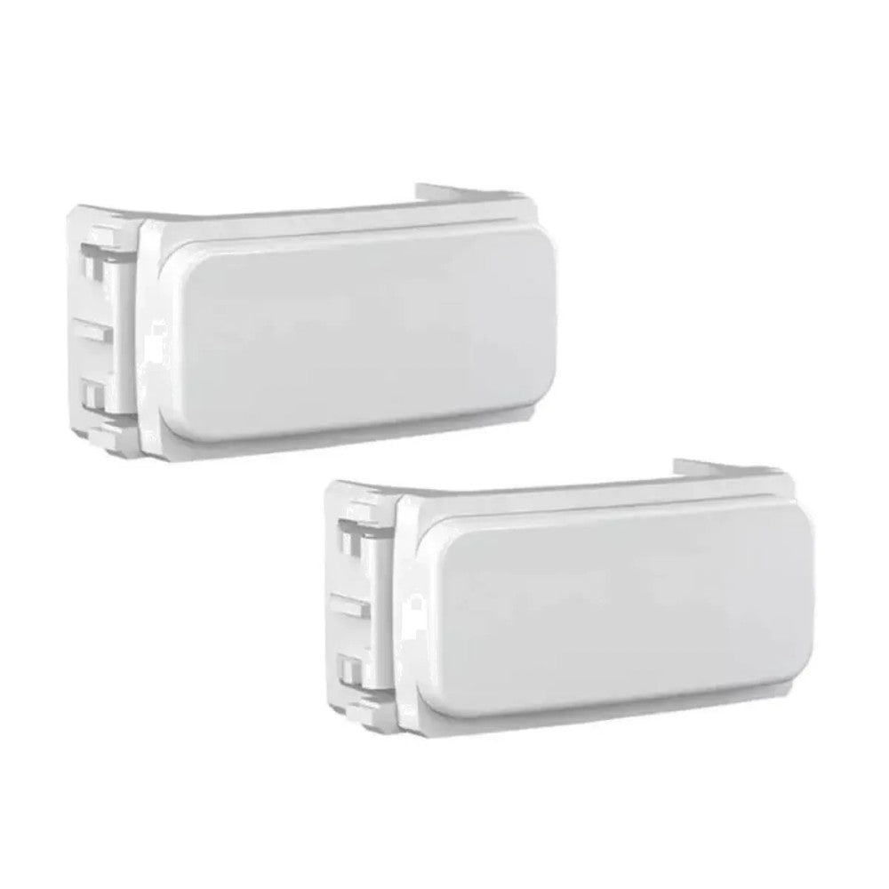 Módulo Cego 1 Posto com 2 Peças Branco Linha Composé WEG