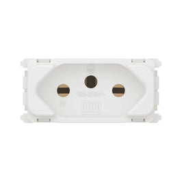 Módulo Tomada 2P T 10A Branco Composé WEG